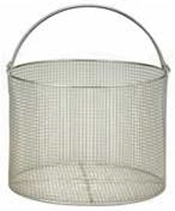 Picture of HIrayama Sterilizer Basket for HV-25, SS, 8.3"D, 10.2"H