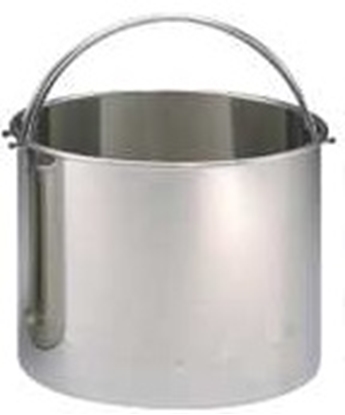Picture of Pail for HV-25, SS, 8.3"D, 9.8"H Hirayama Sterilizer
