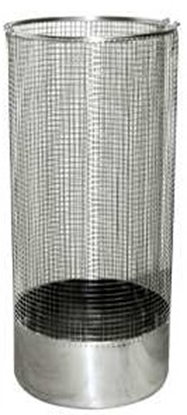 Picture of Hirayama Sterilizer Basket with 5" solid bottom for HG-80, SS, 13"D, 27.2"H