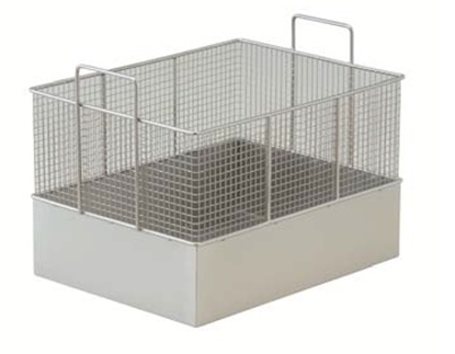 Picture of Hirayama Sterilizer Rectangular wire basket with a solid bottom for HRH110,